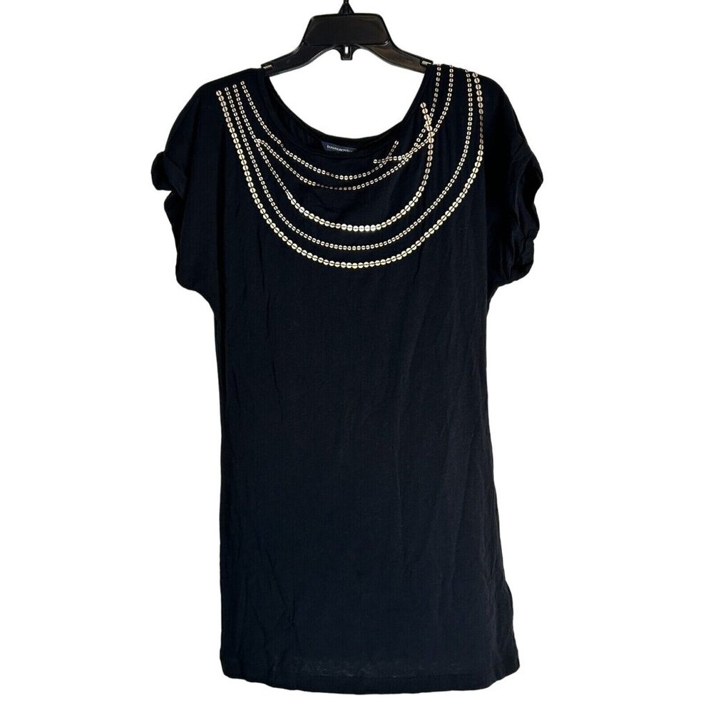2/$30 Banana Republic Tunic Blouse Sequins Design‎ Academia Size S